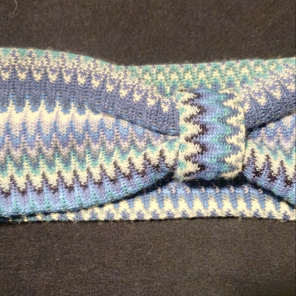 Missoni head band blue green white